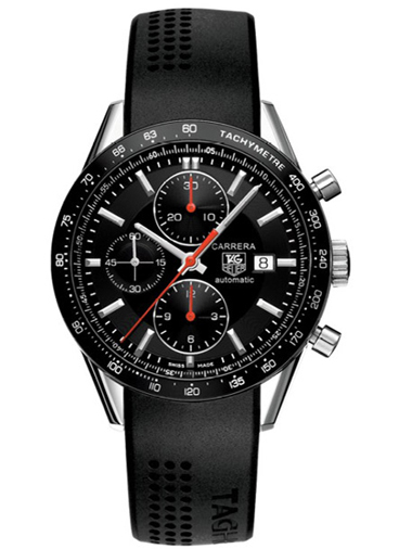 Tag Heuer Carrera Automatic Chronograph Mens Wristwatch - Click Image to Close